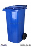 سطل زباله پلاستیکی 120 لیتری بدون پدال